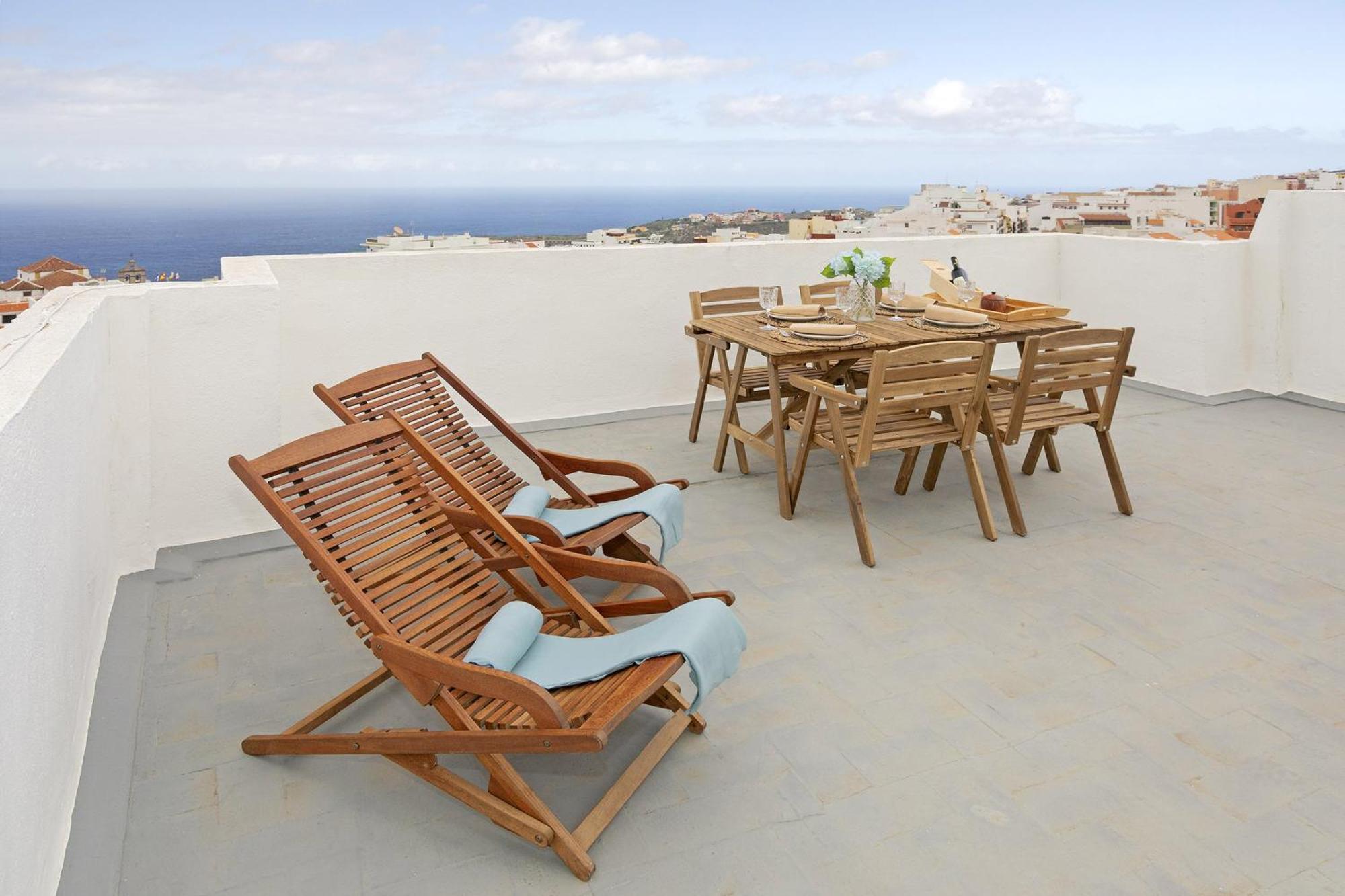 Rooftop View Escape - 1 Minute To Center And Fast Wi-Fi - Special Low Season Price For May And June Icod de los Vinos Kültér fotó
